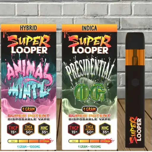 [T-1350-02]  LOOPER Super Looper 1G Disposables 5ct (Apples & Bananas)