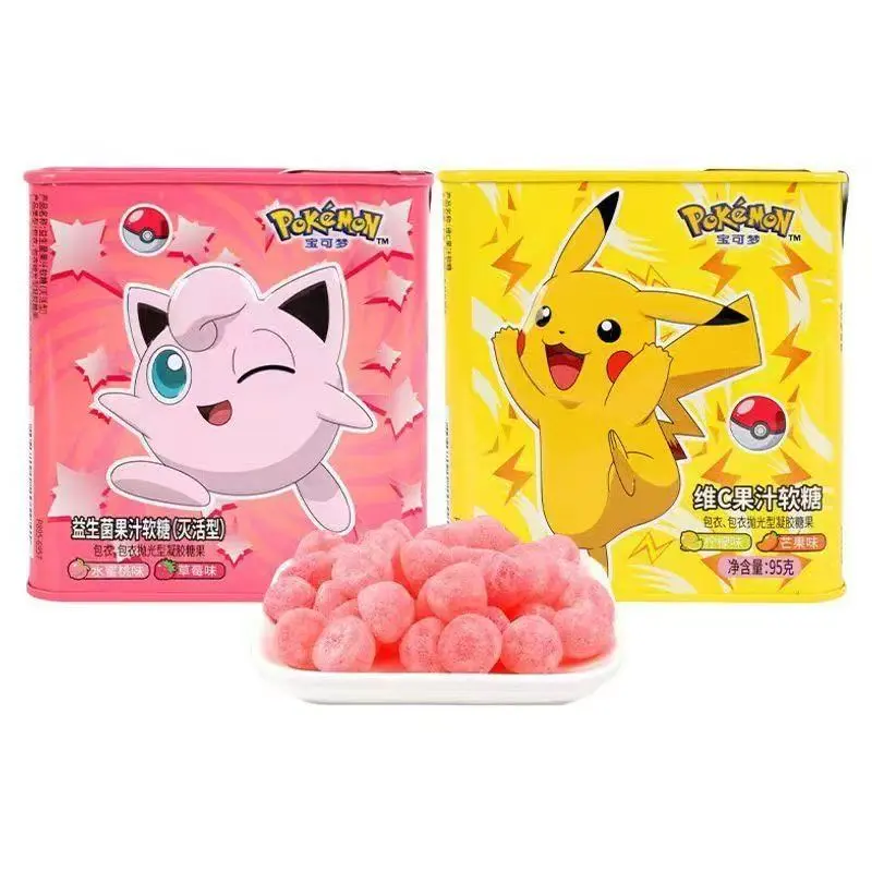 [Q-4950-02] Exotic Pokémon Gummy 95G 6PK (Strawberry+PEACH)