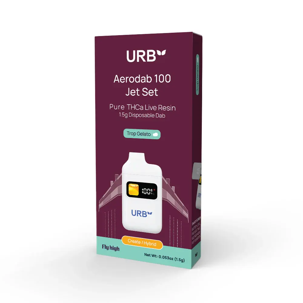 [T-1355-05] Aerodab 100 Jet Set 6ct 1.5g Disposable (Trop Gelato (Hybrid))