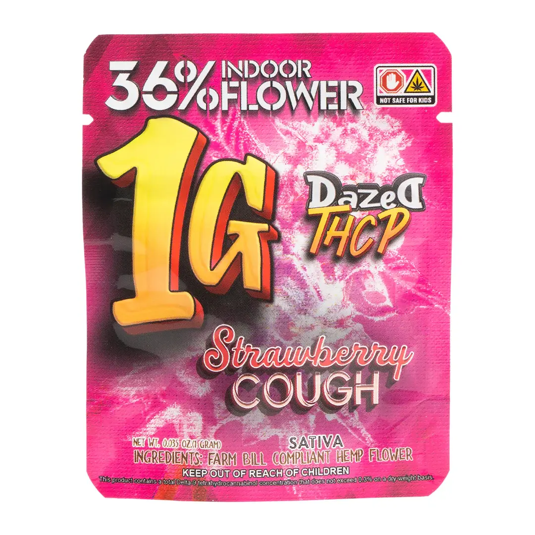 [T-1356-03] Dazed THCP Flower 24ct 1g (Strawberry Cough (Sativa))