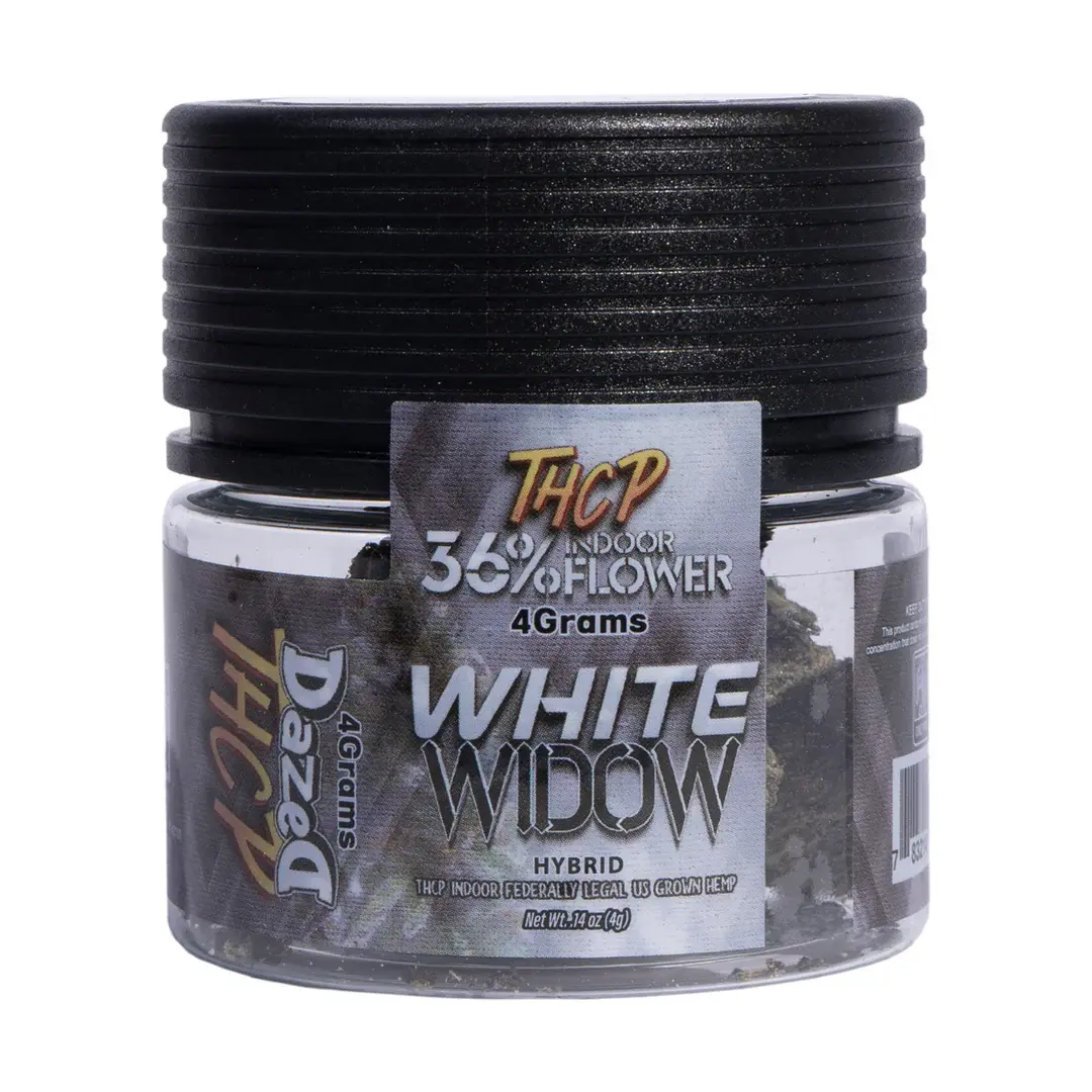 [T-1357-02] Dazed THCP Flower 5ct 4g jar (White Widow (Hybrid))