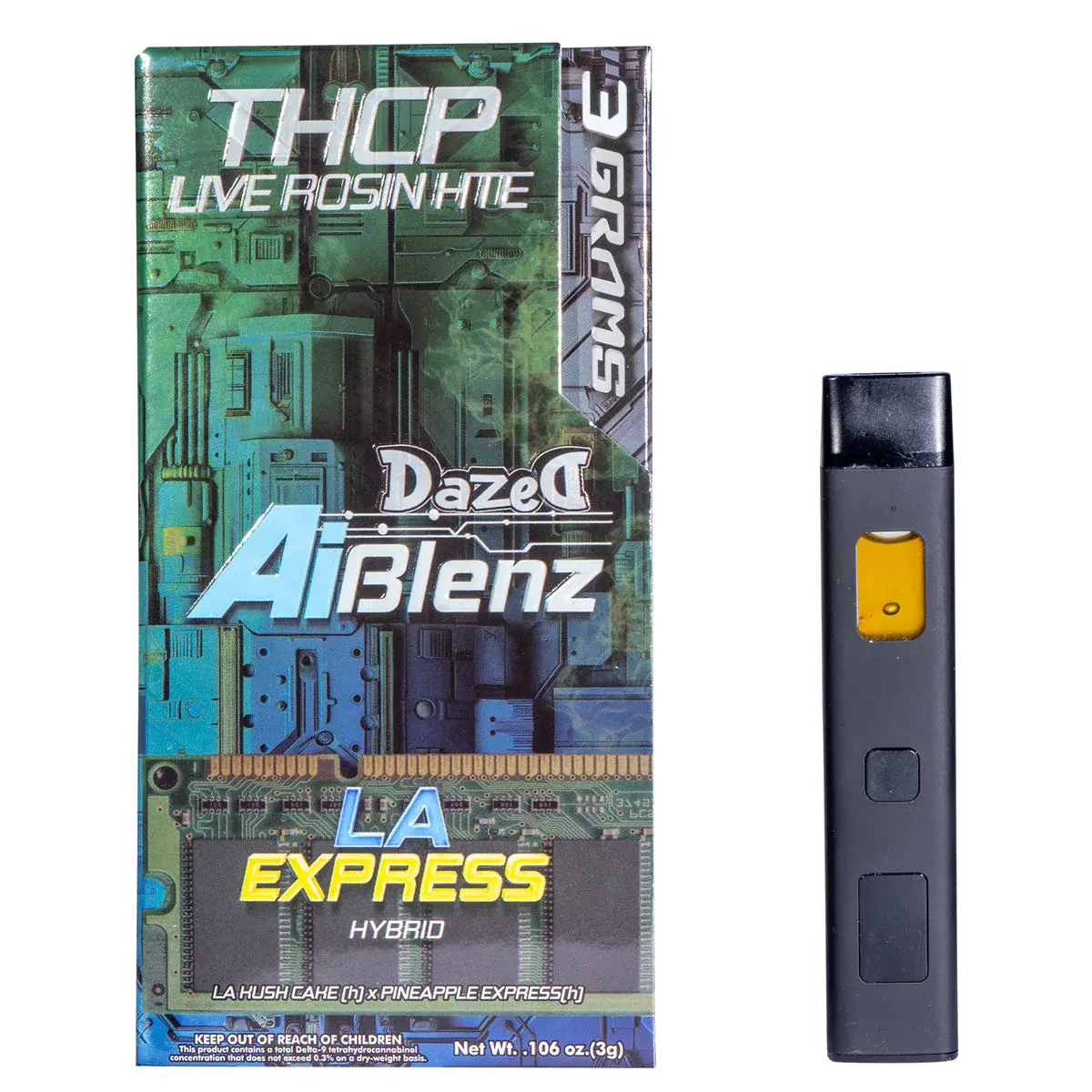 [T-1358-02] Dazed AI Blenz 3g Disposable 5ct (LA Express (Hybrid))