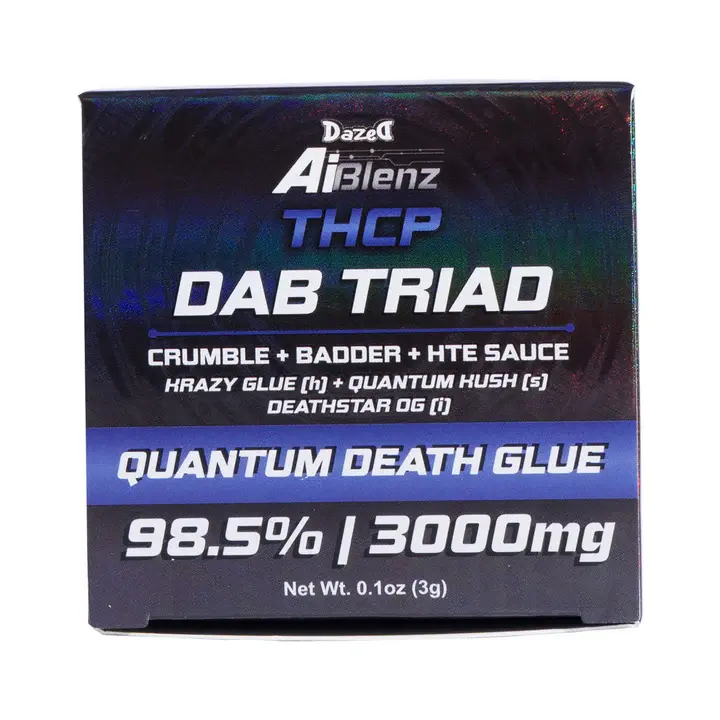 [T-1359-03] Dazed AI Blenz THCP Tri-Dab 4ct 3g Jar (Quantum Death Glue)