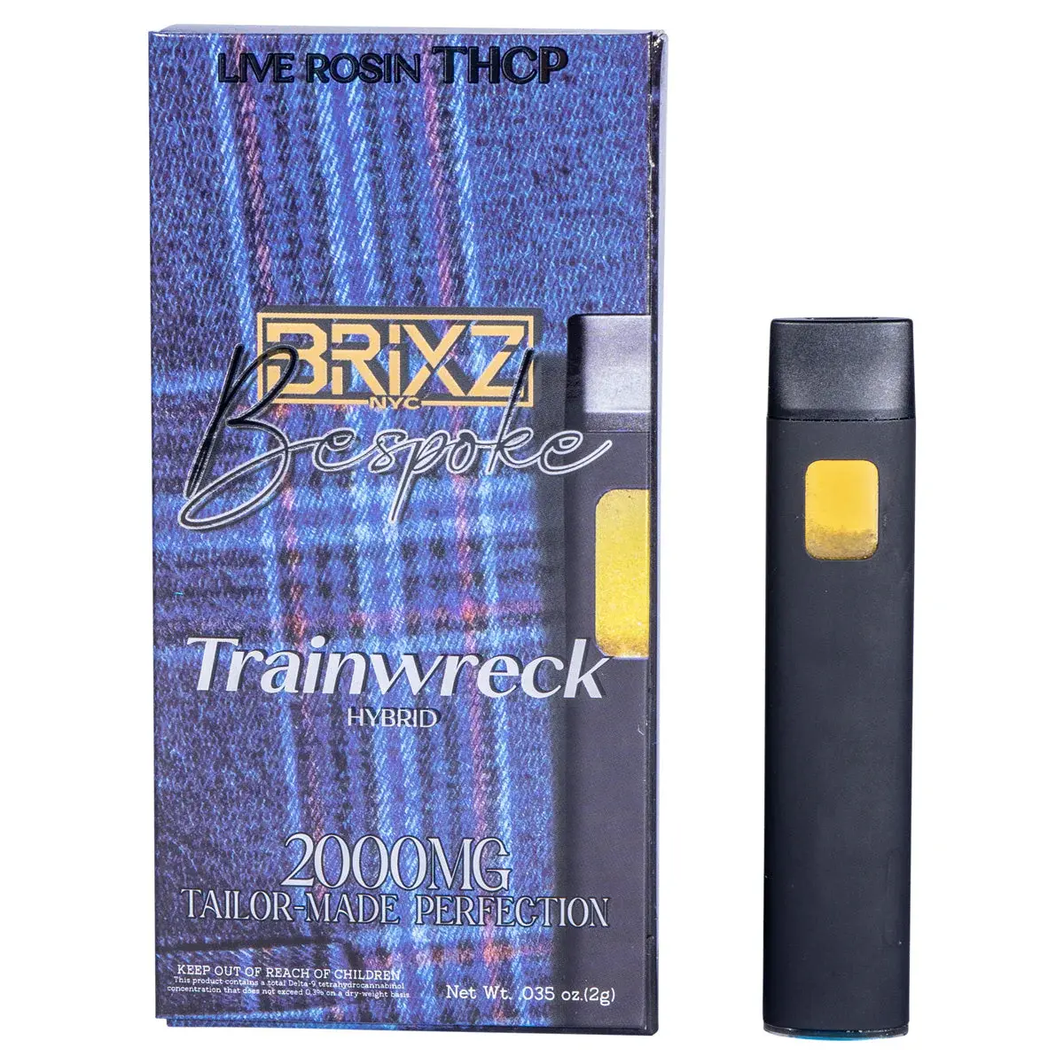 [T-1360-01] Dazed Bespoke Disposable 5ct 2g (Trainwreck (Hybrid))