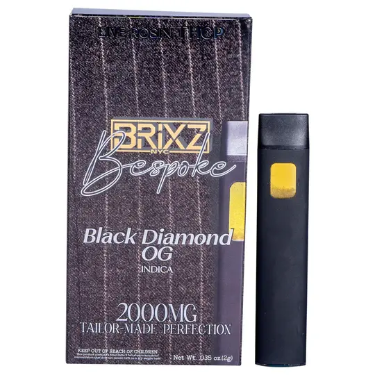[T-1360-02] Brixz Bespoke Disposable 5ct 2G (Black Diamond (Indica))