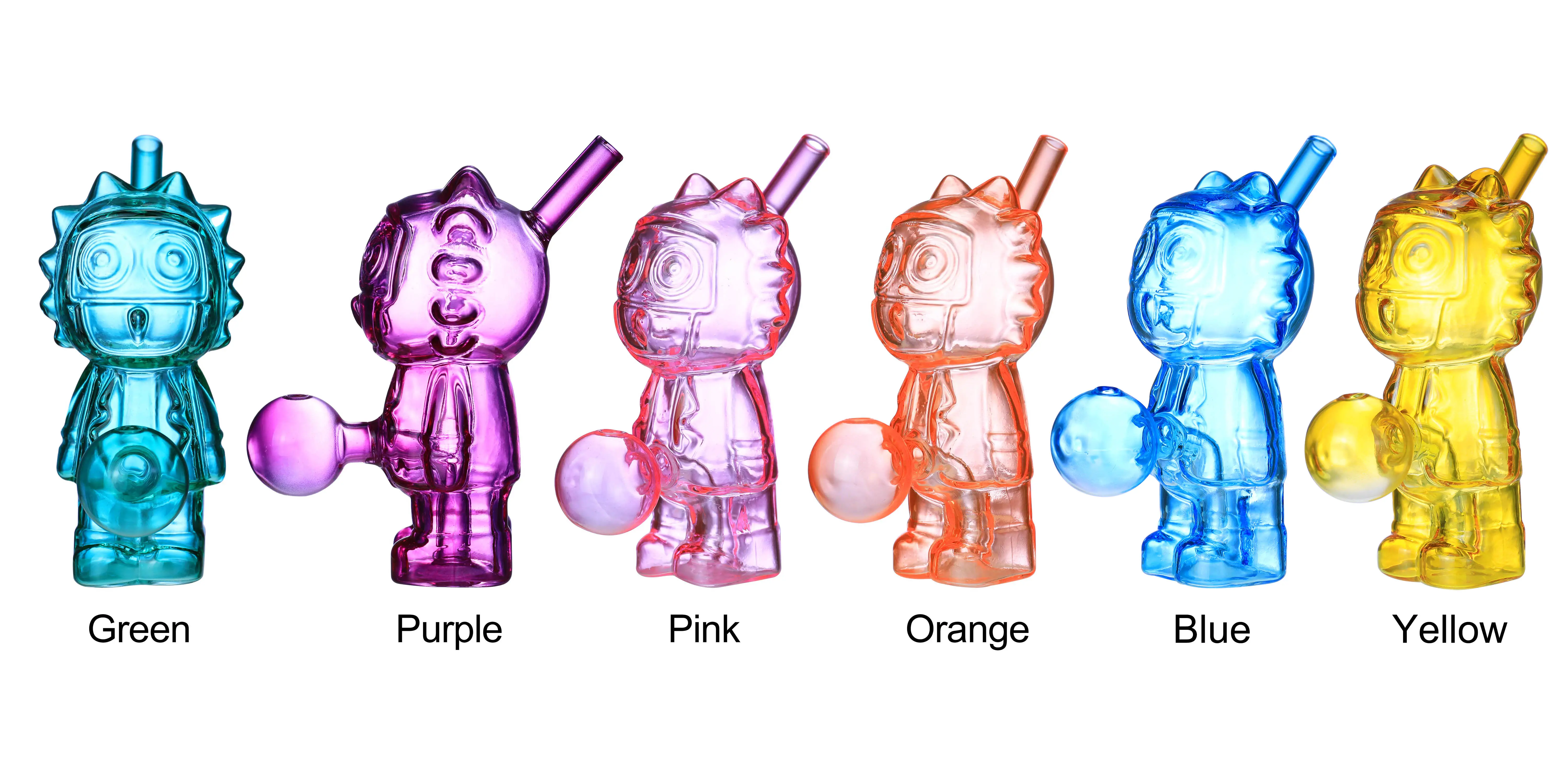 [T-1388-02] Clover Oil Burner Water Pipe Mix Color (YG-755)