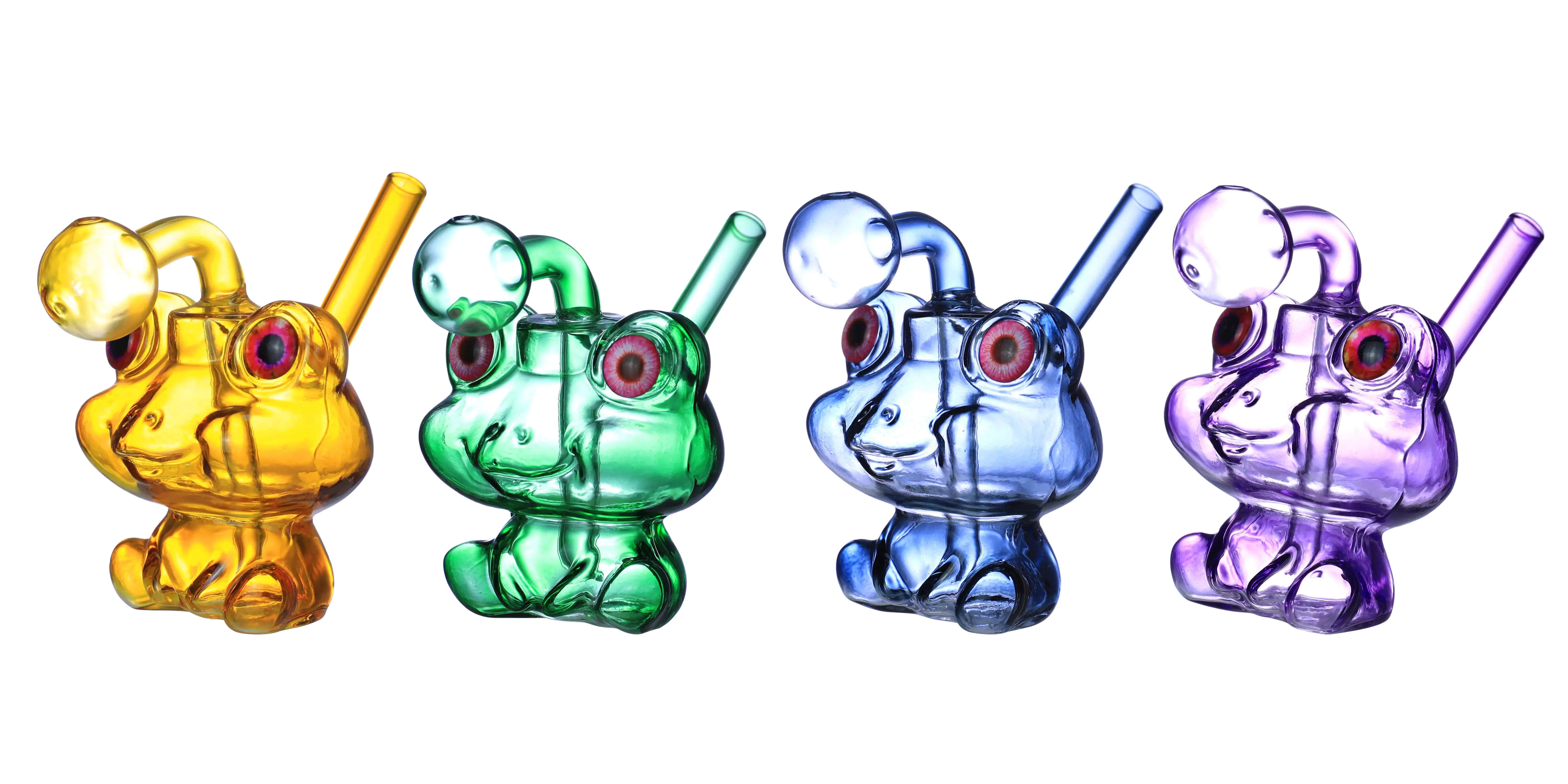 [T-1388-03] Clover Oil Burner Water Pipe Mix Color (YG-758)