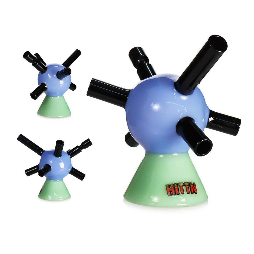 [T-1390-01]  Hittn Glass Stylish Water Pipe (HIT147)