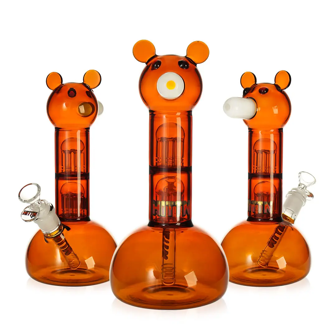 [T-1390-03]  Hittn Glass Stylish Water Pipe (HIT150)