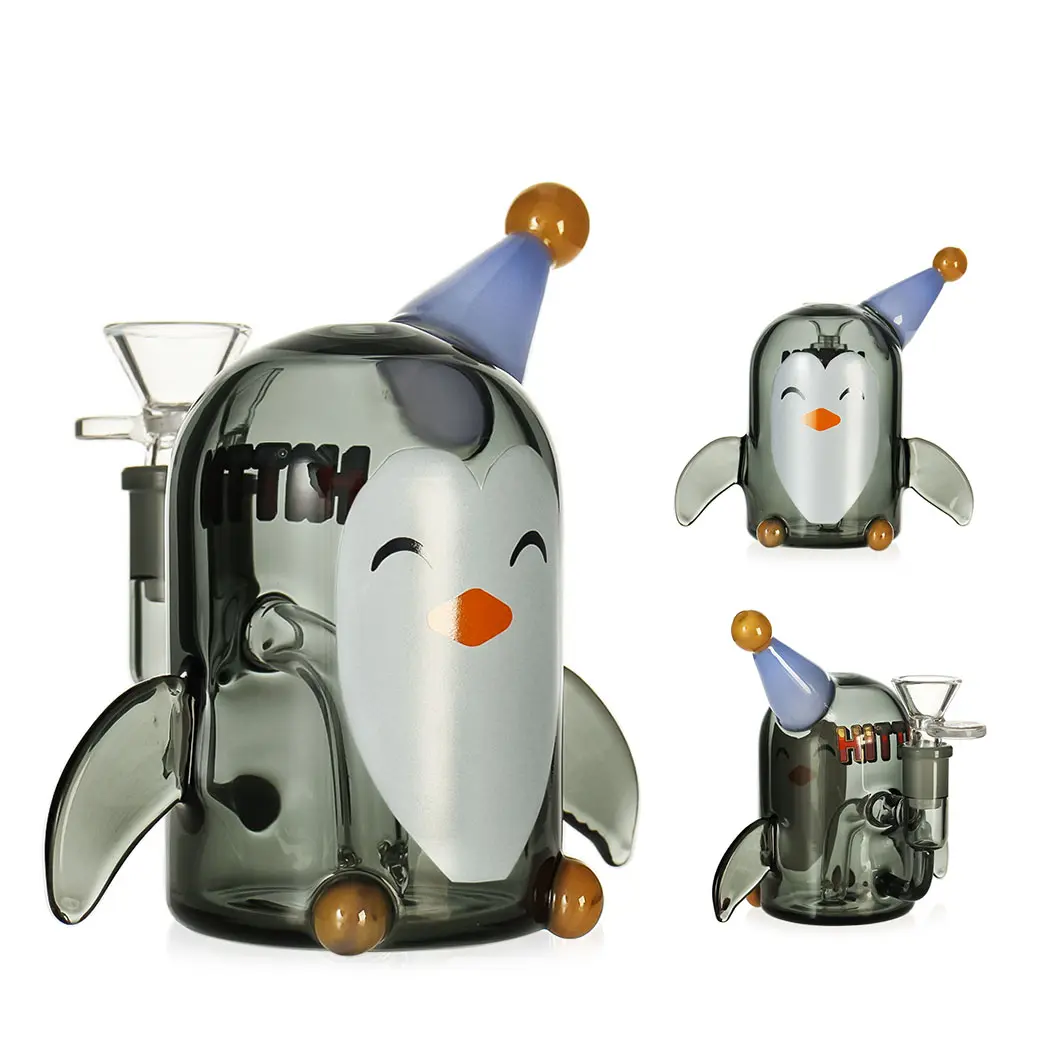 [T-1390-06]  Hittn Glass Stylish Water Pipe (HIT161)