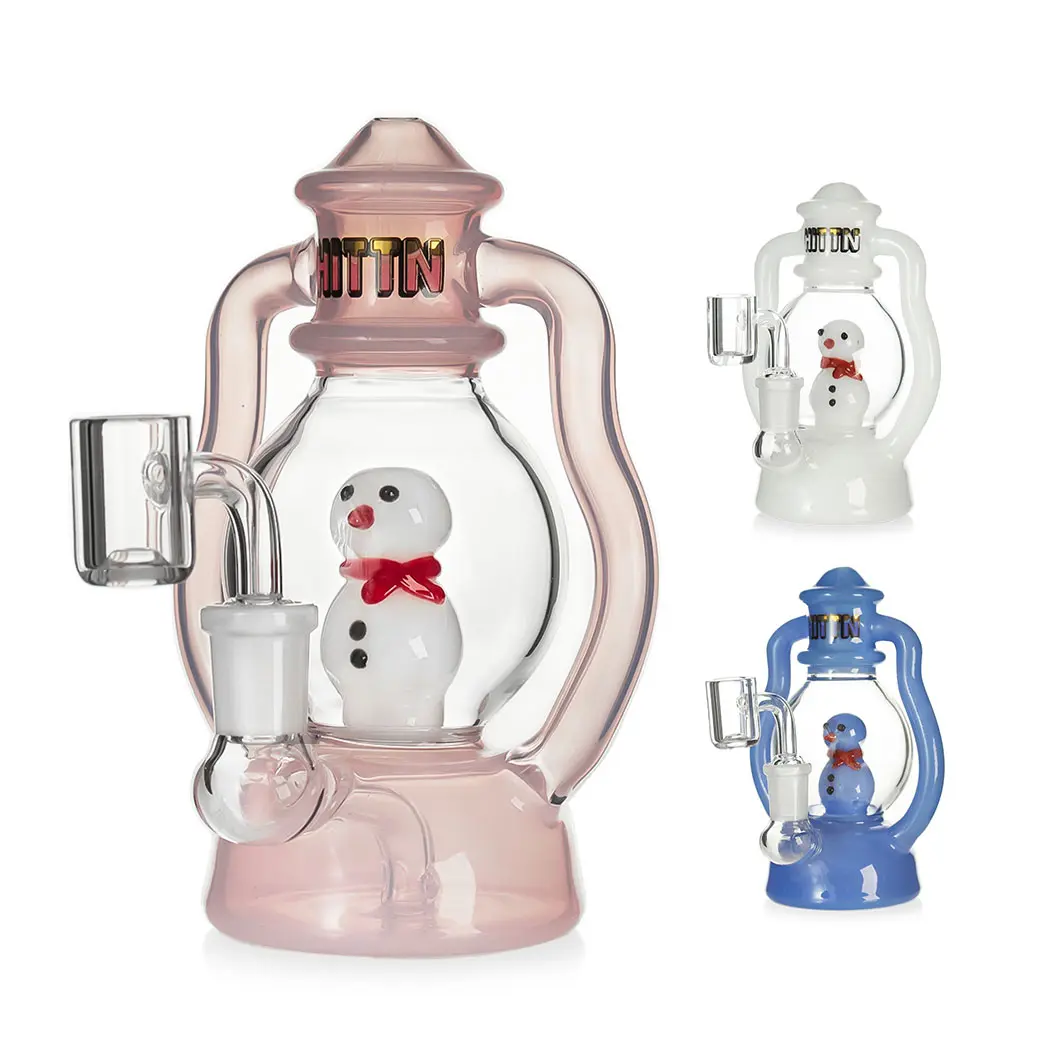 [T-1390-12]  Hittn Glass Stylish Water Pipe (HIT155)
