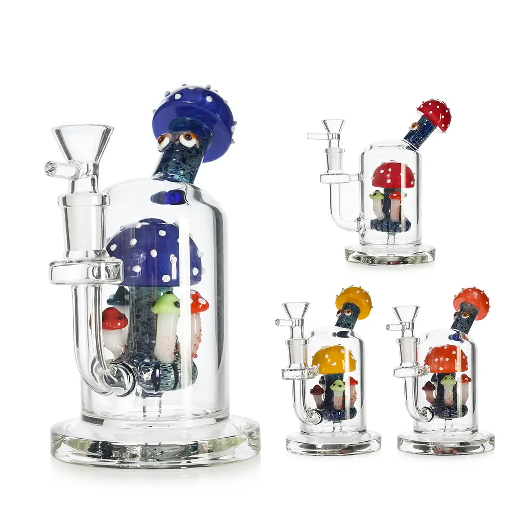 [T-1390-13]  Hittn Glass Stylish Water Pipe (SL64)