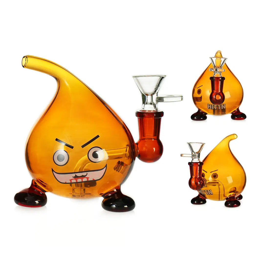 [T-1390-21]  Hittn Glass Stylish Water Pipe (HIT149)