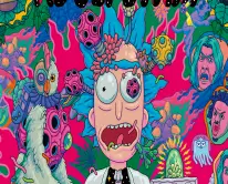 [T-1401-14] Rolling Tray18*14*1.5cm (Rick & Morty 3)