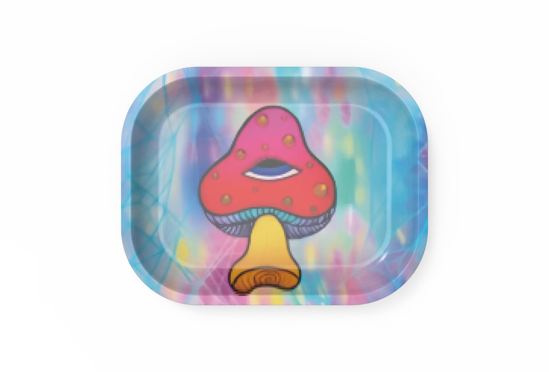 [T-1401-55] Rolling Tray18*14*1.5cm (Mushroom Eye)