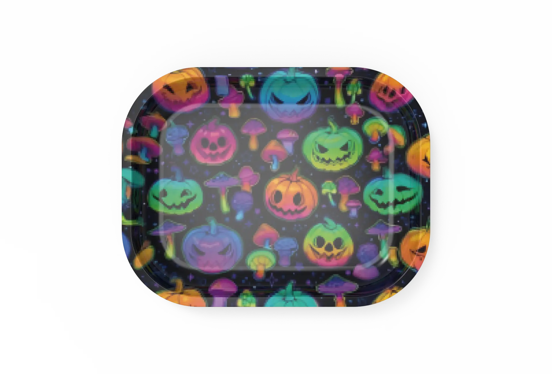 [T-1401-57] Rolling Tray18*14*1.5cm (Scary Pumpkin)