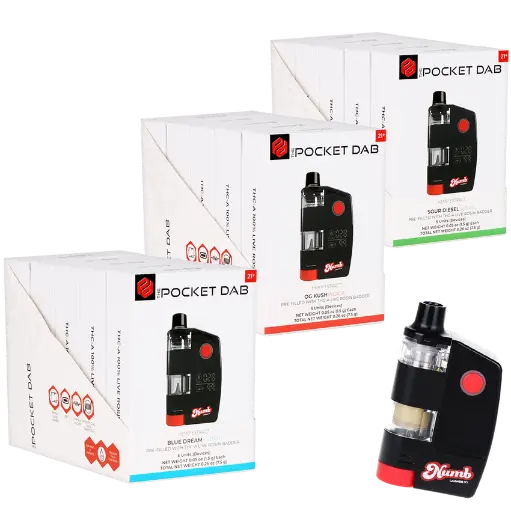 [T-1413-01] White Fish THC-P Pocket Dab 5PK (Sour Diesel)