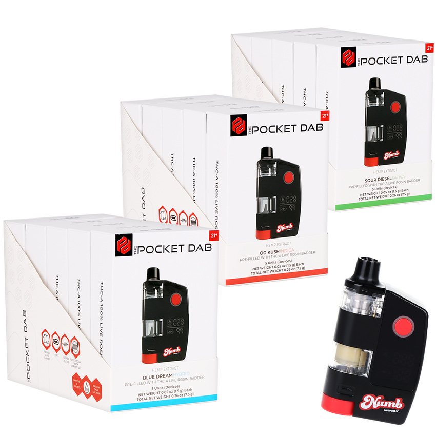 White Fish THC-P Pocket Dab 5PK