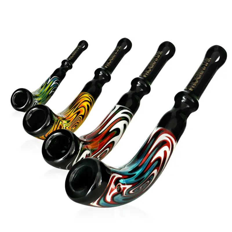 [T-1421-04] Phoenix Glass Handpipe (PGP120 5.5")