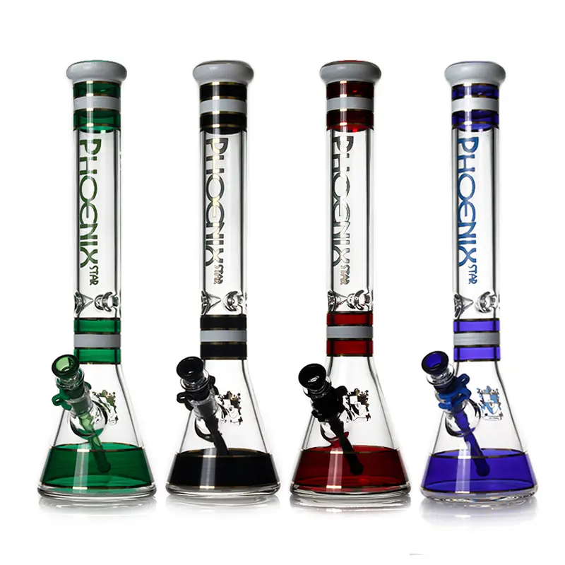 [T-1418-14] Phoenix Waterpipe Beaker  (PHX137 18")
