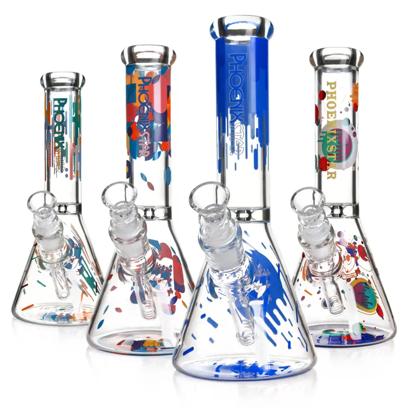 [T-1418-16] Phoenix Waterpipe Beaker  (PHX862 10")