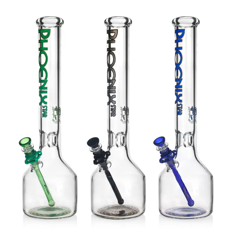 [T-1418-19] Phoenix Waterpipe Beaker  (PHX913 18")