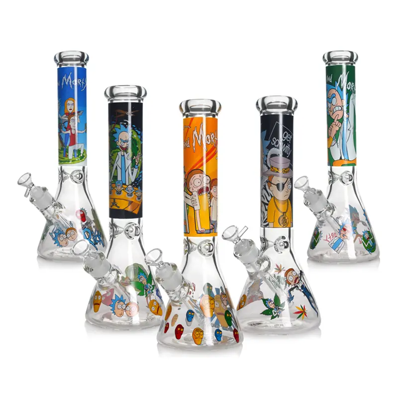 [T-1418-22] Phoenix Waterpipe Beaker  (WP293 14")