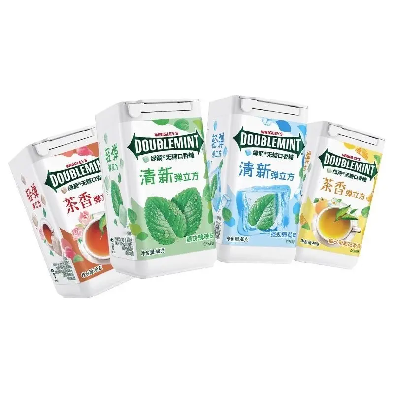 [Q-5010-02] Exotic Double Mint Five5 Sugarless Gum 40G 6PK (Mint)