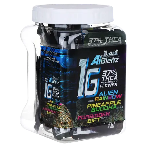 [T-1430-07] Dazed THC-A Flower 30ct 1G (Gen 1 Assorted Strains)