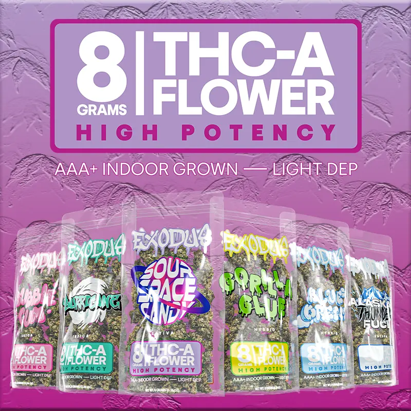 Exodus - THCa Flower - 8g 6ct
