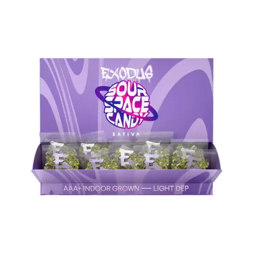 [T-1437-02] Exodus Double Dimez THCa Flower - 2g 30ct (SLURRICANE (INDICA))