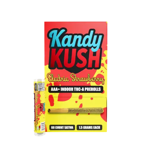 [T-1438-01] Kandy Kush THCa Preroll 1.5 Gram (BLUE RAZZ (INDICA))