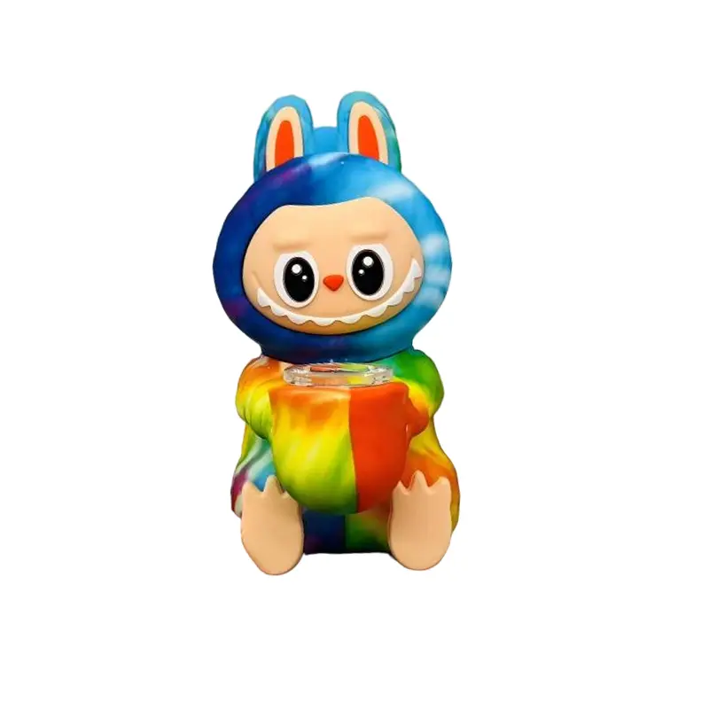 [T-1447-04] Silicon Character HandPipe (Design 4)