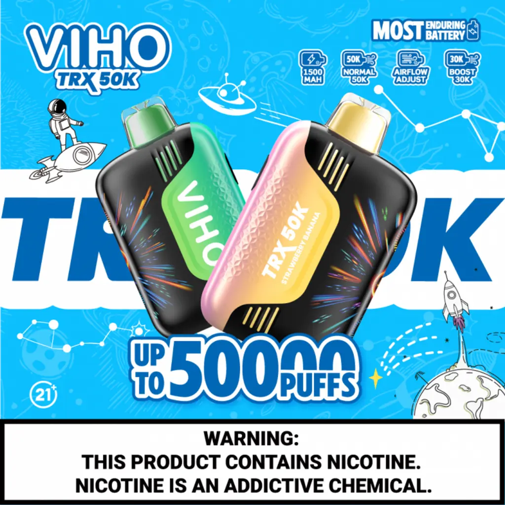 VIHO TRX 50K Disposable Vape 100ML 5PK