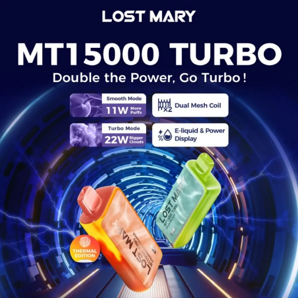 [Q-2772-21] LOST MARY MT15000 5PK 16ML (Blue Razz Dragonfruit)