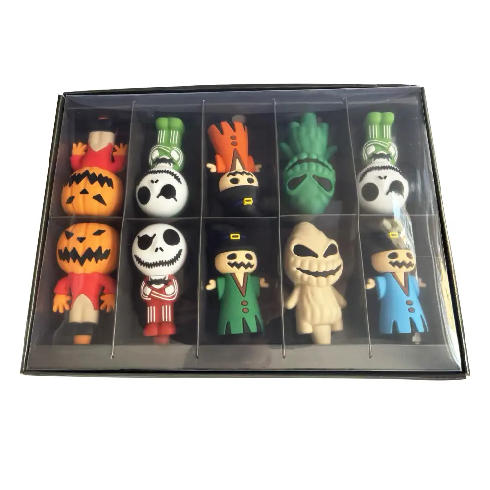 [T-1445-08] Silicone Mix 4 Design Mix 10Pcs/Display (HH-014)