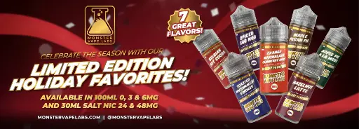 [T-1463-14] Monster Holiday Favorites E-Liquid 30ml  (Orange Marmalade Cranberry Spice, 48MG)