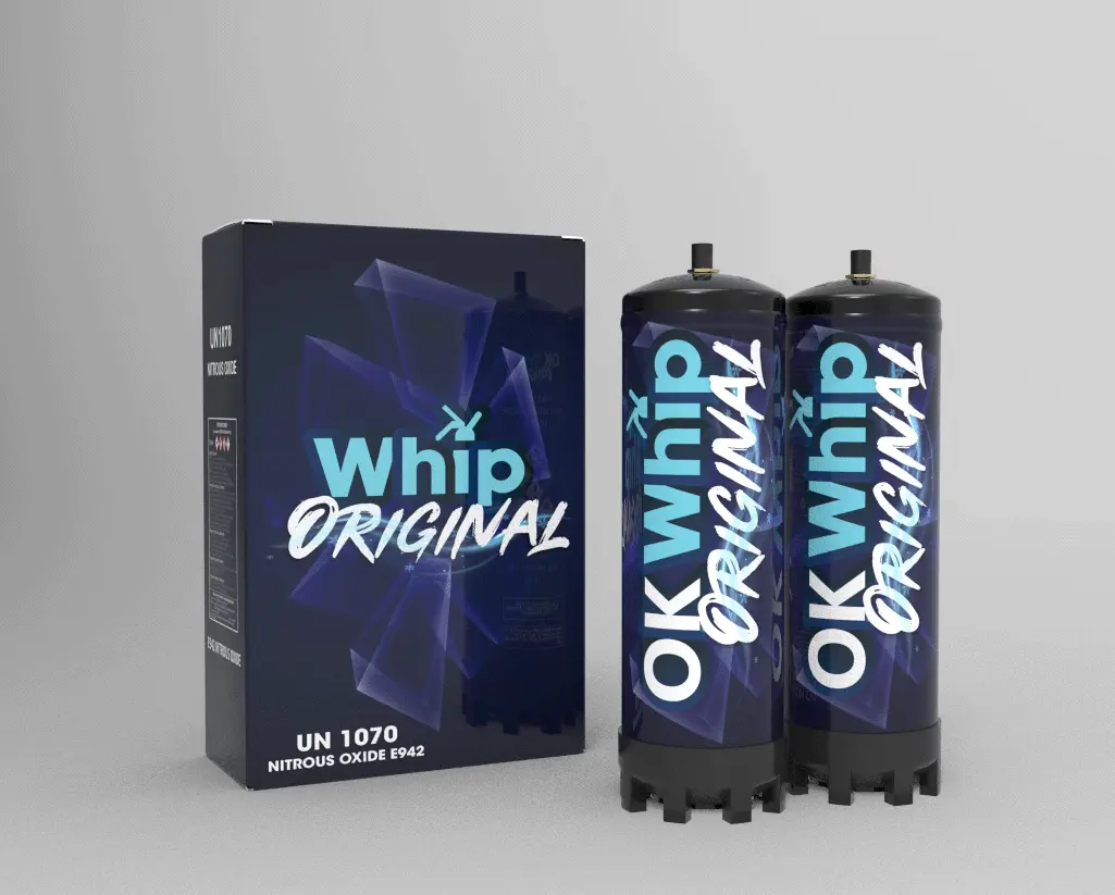 [Q-5015-02] OK Whip 2.2L 1364G 2PK (Culinary/Food Purposes Only) (Cherry)