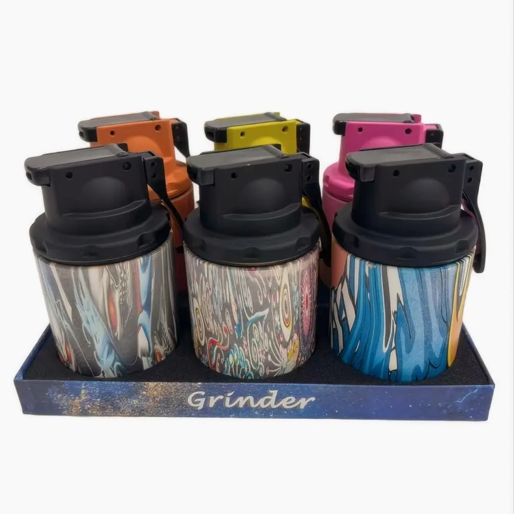 [T-1470-10] Grinder Stylish 6PK a Display (HG-044)