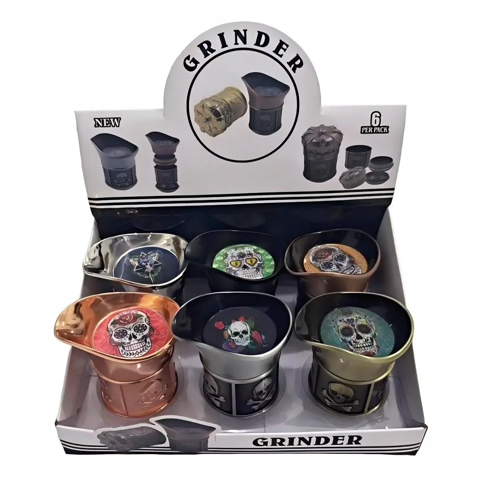 [T-1470-32] Grinder Stylish 6PK a Display (HG-117)