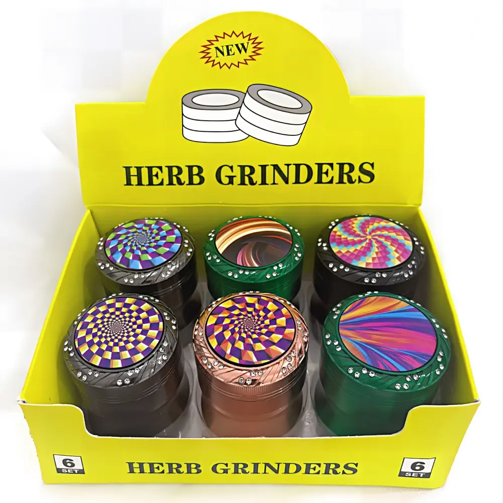[T-1470-33] Grinder Stylish 6PK a Display (HG-118)