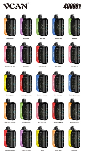 [T-1477-10] Vcan Pulse X 40K Puff 5PK (Blue Rancher)