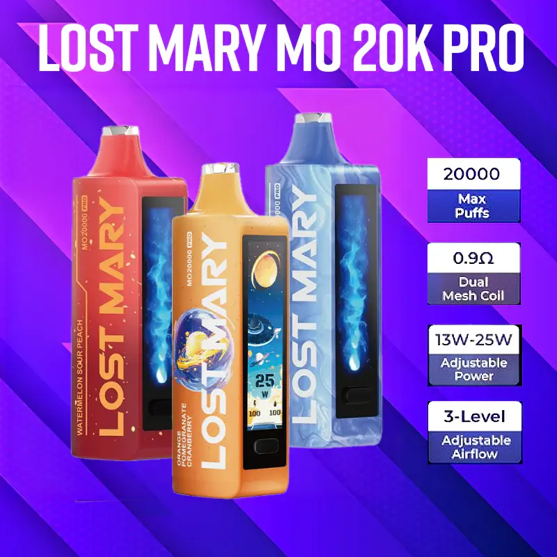 [Q-2769-26] LOST MARY MO20000 DISPOSABLE 18ML 5PK (Hawaiian Popsicle)