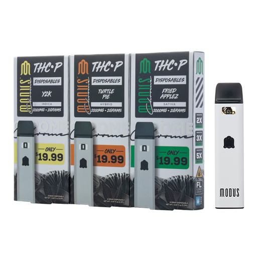 [T-1479-02] Modus Chrome THC-P Disposable $19.99 5ct (Y2K (indica))