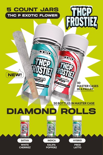 [T-1487-03] Dozo THC-P 5ct Frostiez  (White Cherriez (Sativa))
