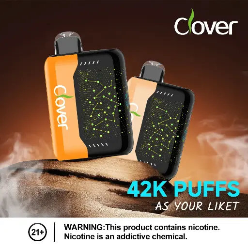 [T-1490-02] Geek Clover 5ct 42K Puff 22ml  (Strawberry Watermelon)