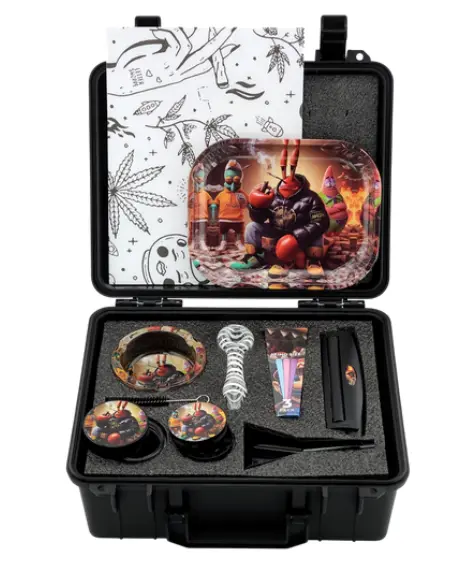 [T-1494-01]  Suitcase Paster Set (Mr Crab RICH AF)