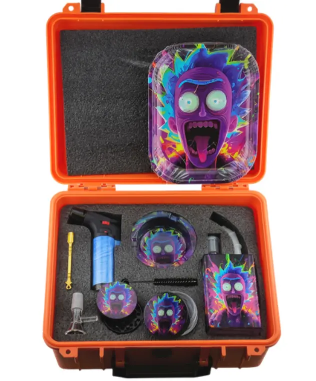 [T-1497-04]  Suitcase Juice  Bottle Set (Design 3)