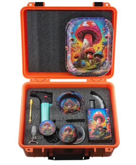 [T-1497-06]  Suitcase Juice  Bottle Set (Design 6)