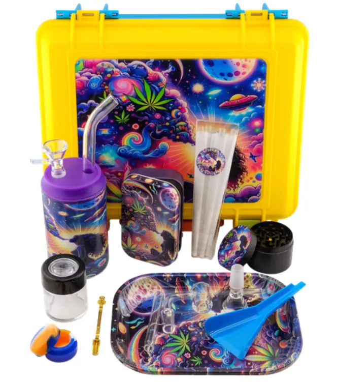 [T-1500-02] Smoking Kit  Hookah Cigarette  Case Suitcase Kit (Design 2)